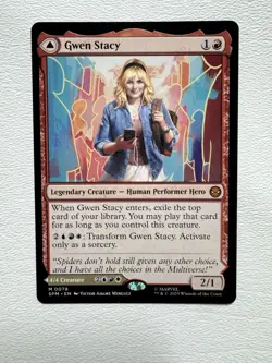 Gwen Stacy | Ghost-Spider - NM Regular #78 Marvel’s Spider-Man MTG - Image 1