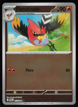 Fletchinder 013/088 Common Perfect Order Pokemon Reverse Holo Near Mint - Image 1