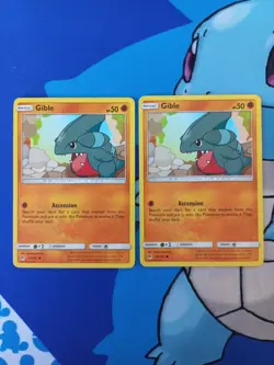 2 x Gible 60/131 - Pokemon Forbidden Light, English - Image 1