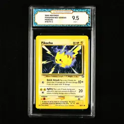 TQG 9.5 MINT+ 2000 Pokemon ENG Pikachu #70/111 C(1) - Image 1