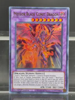YUGIOH - METEOR BLACK COMET DRAGON - GFTP-EN096 - 1ST EDITION - ULTRA RARE - Image 1