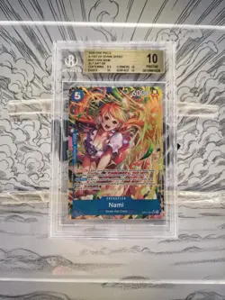 Nami Alt Art OP11-054 One piece card OP11 Beckett BGS 10. English - Image 1