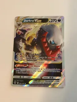 Pokemon Darkrai VSTAR 099/189 Astral Radiance Ultra Rare Holo Vstar 270HP Card - Image 1