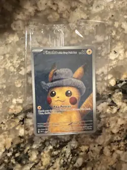 Pokemon TCG: Van Gogh Pikachu with Grey Felt Hat SVP 085 Promo Card - Sealed A - Image 2