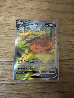 Charizard v SWSH260 Holo Promo Card Sword & Shield, Near Mint NM Condition - Image 1