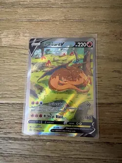 Charizard v SWSH260 Holo Promo Card Sword & Shield, Near Mint NM Condition - Image 2