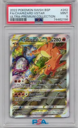 PSA 9 Charizard VSTAR SWSH262 SWSH: Sword & Shield Promo Cards Holo - Image 1