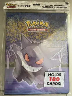 Ultra Pro Binder Pokemon TCG Gengar Haunted Hollows 9 Pocket 180 Cards - Image 1