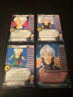 Dragon Ball Z Cards CCG Kid Trunks Lvl 1-3 W/HT Lvl 1&2 Limited!! Buu Saga!! - Image 1