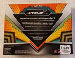 Poke'mon Trading Card Game Copperajah V Box Featuring A Metalic Green Copperajah - Image 2