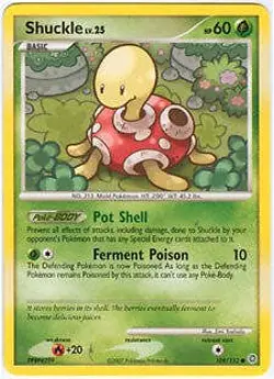 Pokemon Secret Wonders Card - Shuckle 109/132 - Image 1