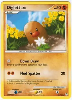 Pokemon Secret Wonders Card - Diglett 85/132 - Image 1