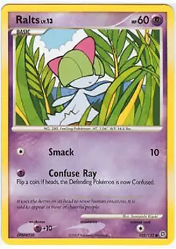 Pokemon Secret Wonders Card - Ralts 102/132 - Image 1