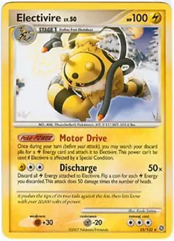 Pokemon Secret Wonders Rare Card - Electivire 25/132 - Image 1