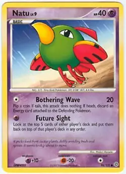 Pokemon Secret Wonders Card - Natu 96/132 - Image 1