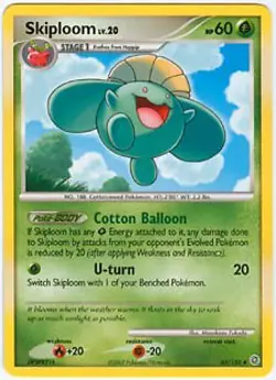 Pokemon Secret Wonders Card - Skiploom 65/132 - Image 1