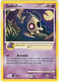 Pokemon Secret Wonders Card - Duskull 86/132 - Image 1