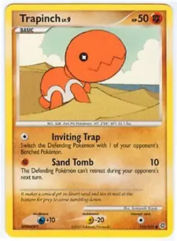 Pokemon Secret Wonders Card - Trapinch 115/132 - Image 1