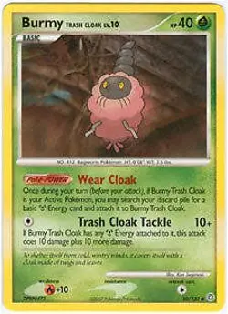 Pokemon Secret Wonders Card - Burmy Trash Cloak 80/132 - Image 1