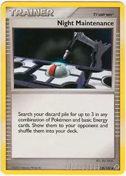 Pokemon Secret Wonders Uncommon Card - Night Maintenance 120/132 - Image 1