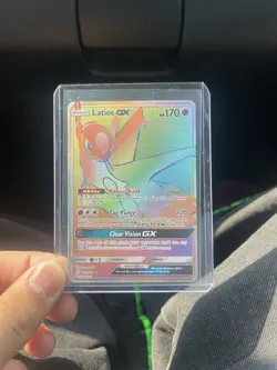 Sm-Unified Minds Latios GX Rainbow Holo Card 243/236 Near Mint Pokemon TCG - Image 3