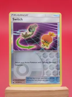 147/168 Switch Reverse Holo Sun & Moon Celestial Storm 2018 Pokemon TCG Card - Image 1