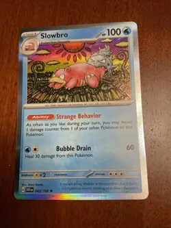 Slowbro 043/198 Scarlet & Violet Holo Rare Pokemon TCG Card - Image 1