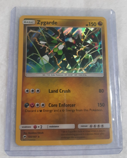 Zygarde Number 100/147 SM Burning Shadows Holo 2017 Pokemon TCG Card Game - Image 1