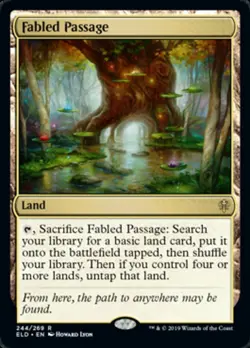 Fabled Passage X (1) Excellent/NM MTG Throne of Eldraine - 4RCards - Image 1