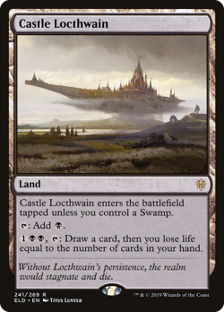 Castle Locthwain x1 - Throne of Eldraine - Excellent/NM - 4RCards - Image 1