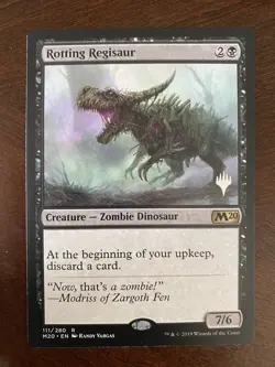 1x ROTTING REGISAUR Core Set 2020 *PROMO* MTG M20 MT/NM EDH Commander Discard - Image 1