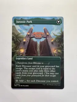 Welcome to . . . / Jurassic Park - MTG REX Universes Beyond: Jurassic World - NM - Image 2
