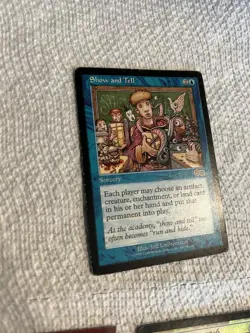 Magic: The Gathering Show and Tell Urza's Saga Rare Blue English #96 - Image 2