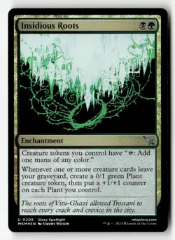 Insidious Roots 208 Murders at Karlov Manor Magic: The Gathering Foil NM - Image 1