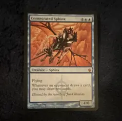 Magic The Gathering (MTG) Consecrated Sphinx, Mirrodin Besieged - Image 1