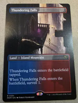 Thundering Falls - (Borderless) Murders at Karlov Manor Regular - Mtg - Image 1