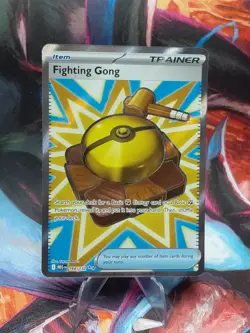 Fighting Gong 168/132 — Ultra Rare Full Art Trainer Item, Pokemon TCG MEG - Image 1
