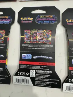 Phantasmal Flames Pokemon Sleeved Booster Packs X 10 New & Sealed - Image 3