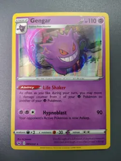 Gengar 085/202 Sword & Shield Holo Rare Pokemon Card #5 - Image 1