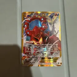 Volcanion EX 115/114 Secret Rare Full Art Holo EN XY Steam Siege LP - Image 1