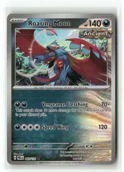 Roaring Moon (Poke Ball Pattern) 065/131 Prismatic Evolutions Pokemon Holo NM - Image 1