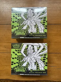 Pokemon Center Mega Evolution Perfect Order TCG Elite Trainer Boxes Lot Of (2) - Image 1