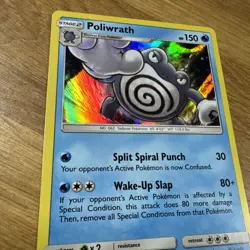 Pokemon SM Base Set Holo Poliwrath 32/149 Holo Holo Rare NM - Image 3