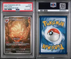 Pokemon 2023 Ninetales 199/197 Illustration Rare Obsidian Flames GEM MINT PSA 10 - Image 3