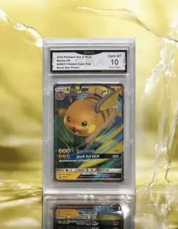 Pokemon CHARIZARD V, Mewtwo EX, Raichu GX Group GMA 10 Set - Image 2
