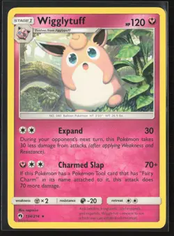 Wigglytuff 134/214 Rare Lost Thunder Pokemon Near Mint - Image 1