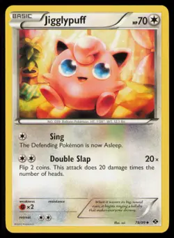 Jigglypuff 78/99 Uncommon Next Destinies Pokemon Lightly Played - Image 1