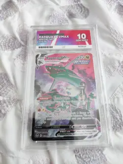 Pokemon TCG Rayquaza VMAX TG20/TG30 Ace 10 Silver Tempest - Image 1