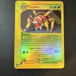 Nintendo Ariados 3/147 Expedition Holo Rare 70 HP Stage 1 English 2002 - Image 1