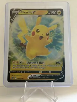 The Pokemon Company Pikachu V SWSH198 Sword & Shield Promo Holo Eng 190 HP - Image 1